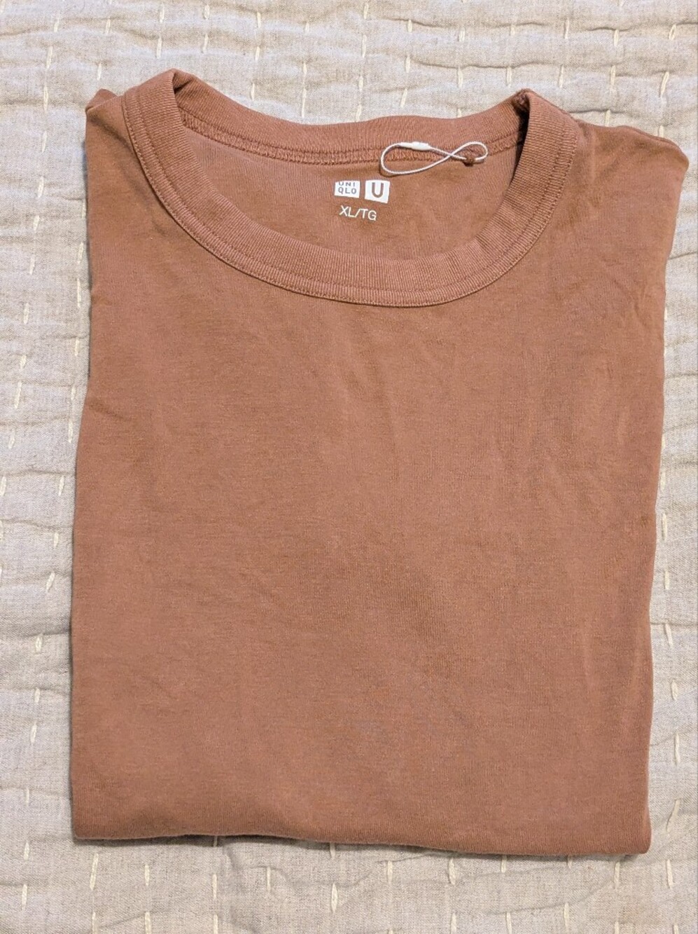 XL Uniqlo Terracotta Classic Crewneckntrr Thick Thick cotton